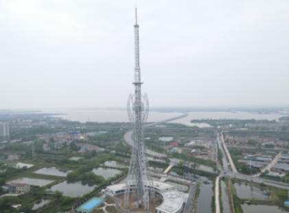 荊州廣播電視發射塔遷建工程獲中國鋼結構金獎